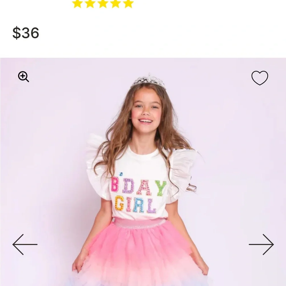 Lola + The Boys Pink Graphic Top - Picture 4 of 4